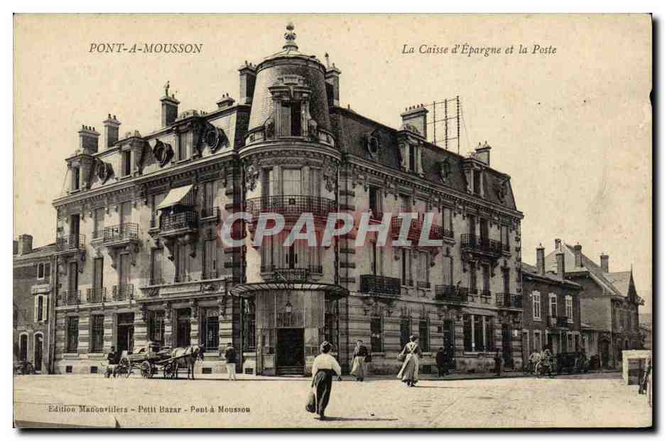 CPA Banque Caisse d'Epargne et la Poste Pont a Mousson