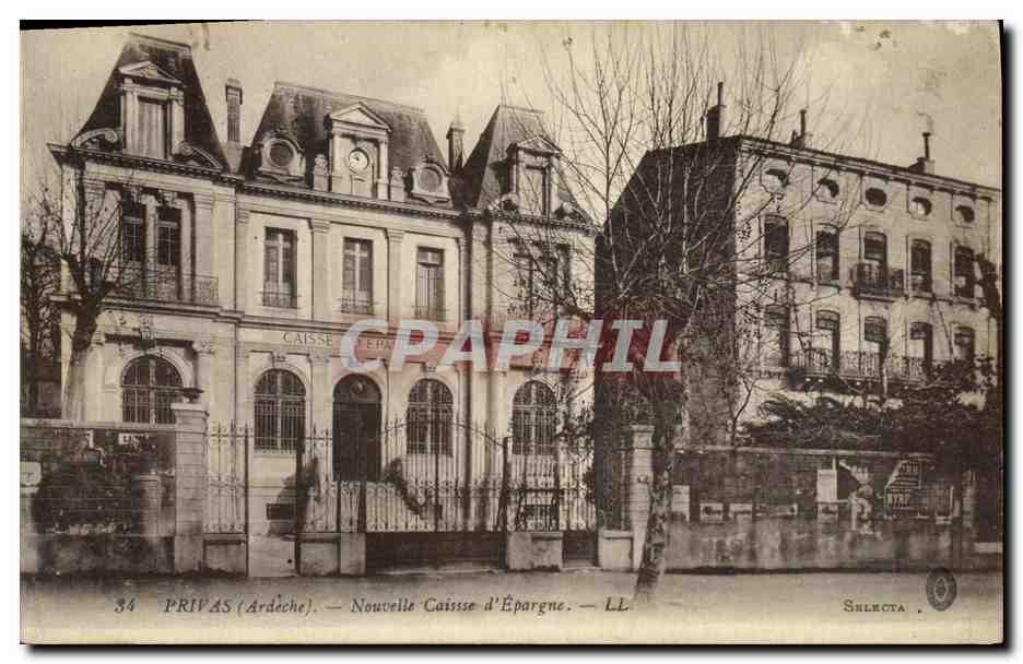 CPA Banque Privas Nouvelle Caisse d'Epargne 