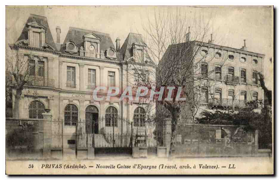 CPA Banque Privas Nouvelle Caisse d'Epargne 