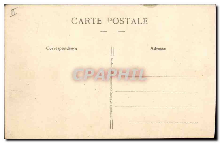 CPA Banque Caisse d'Epargne Rochefort sur Mer — Rückseite
