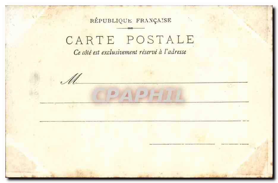 CPA Banque Caisse d'Epargne Rochefort sur Mer  — Rückseite