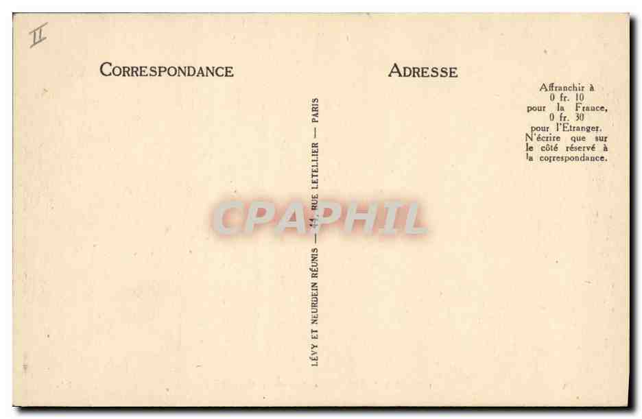 CPA Banque Caisse d'Epargne Rive de Gier — Rückseite