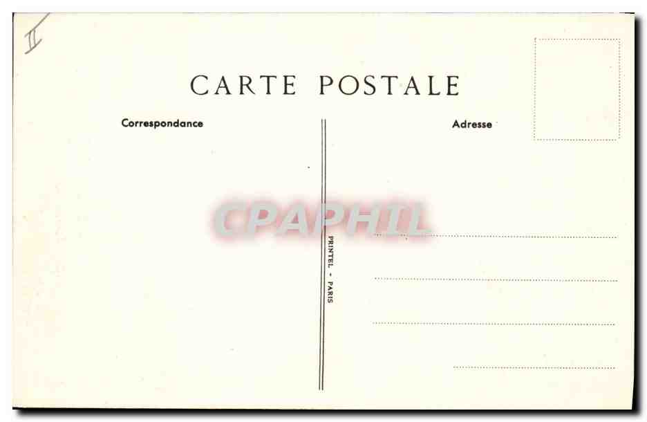 CPA Banque Caisse d'Epargne et de Prevoyance Paris Rue Coq Heron et Rue du Louvre — Verso