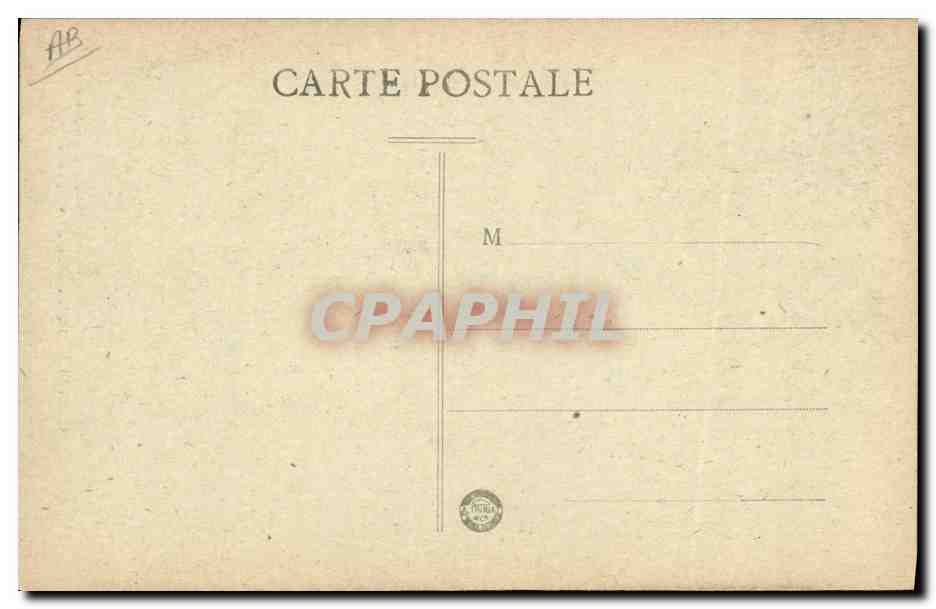 CPA Folklore Cantal Jeune Auvergnate  — Verso