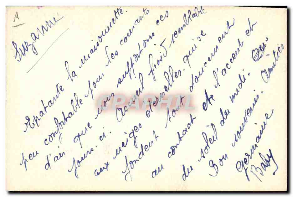 CPA Dessin a la main Chien Enfants — Verso