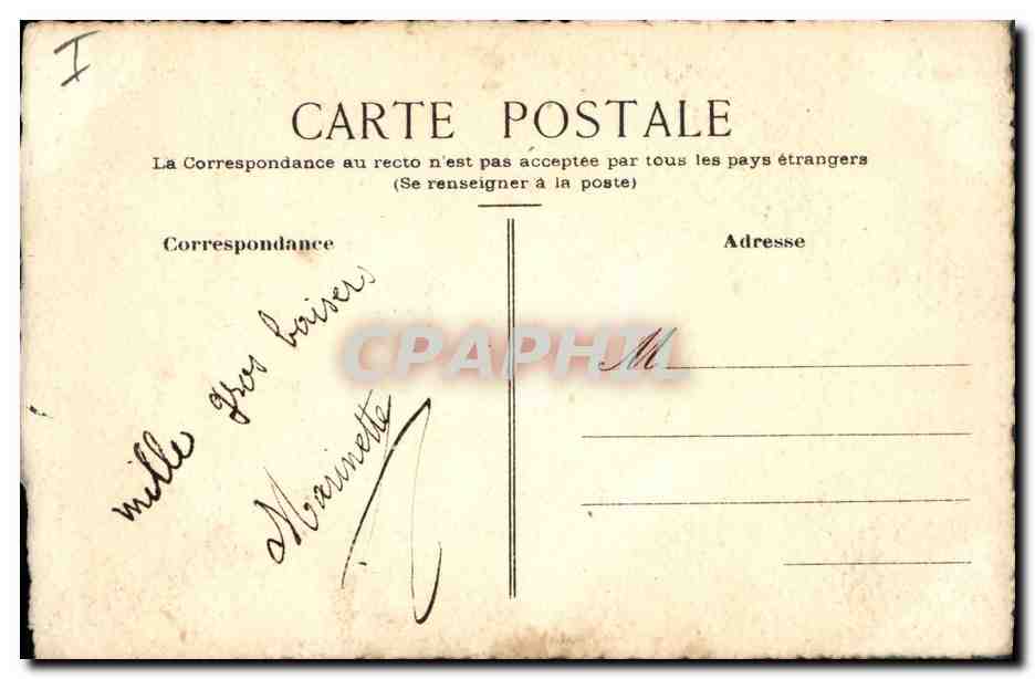 CPA Dessin a la main Fleurs Muguet — Rückseite