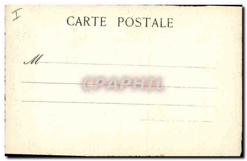 CPA Dessin a la main Fleurs — Rückseite