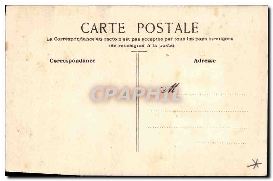 CPA Dessin a la main Fleurs — Verso