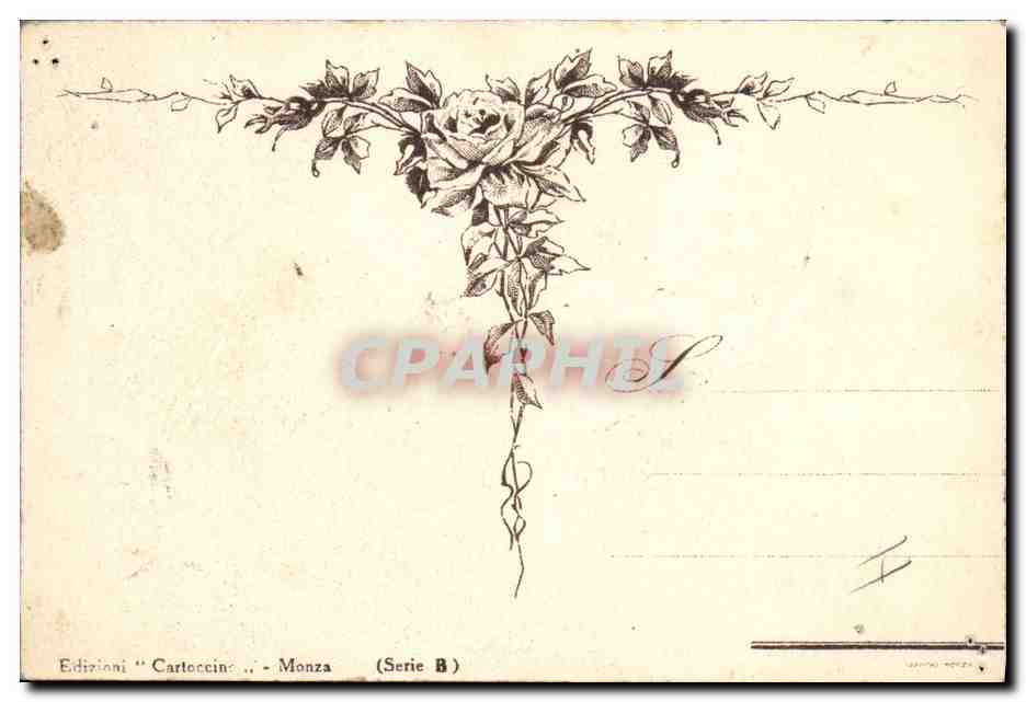 CPA Dessin a la main Enfant — Rückseite