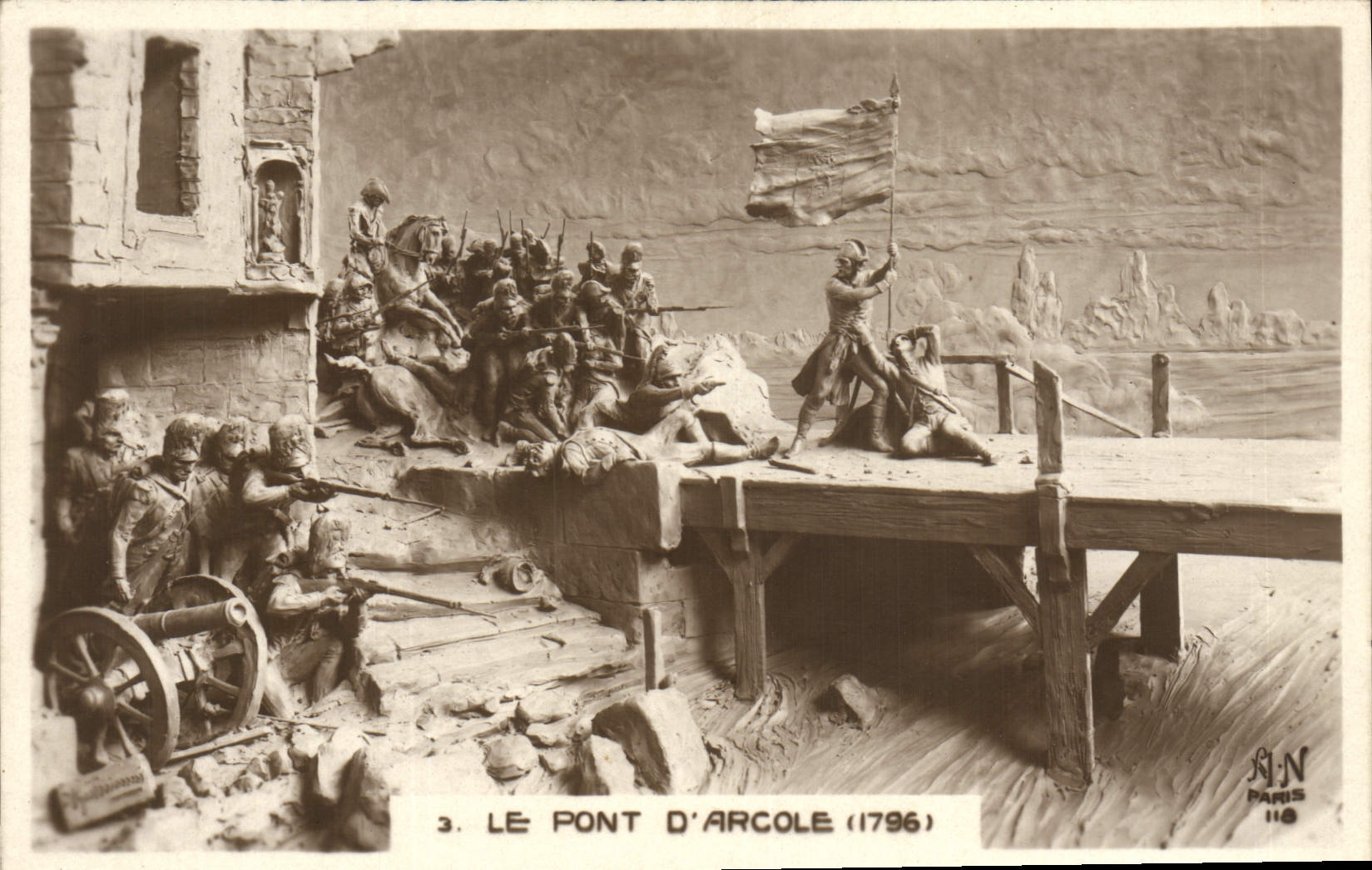 CPA Histoire Napoleon 1er Le pont d'Arcole 1796