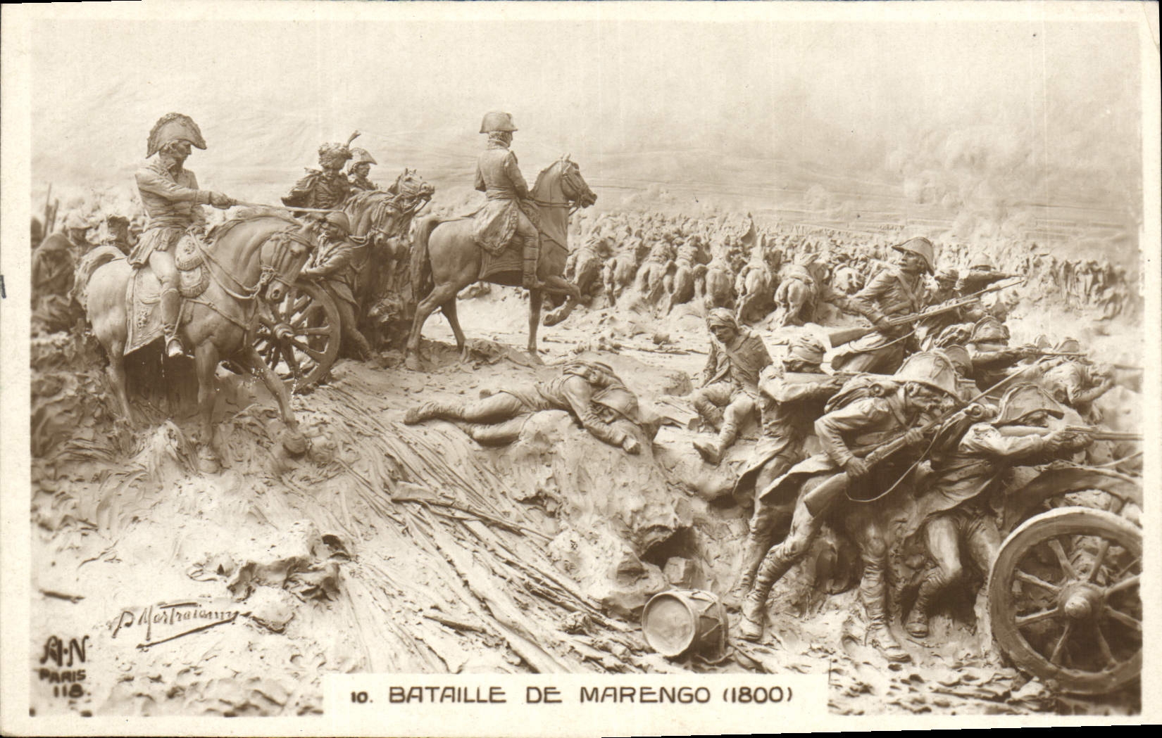 CPA Histoire Napoleon 1er Bataille de Marengo 1800