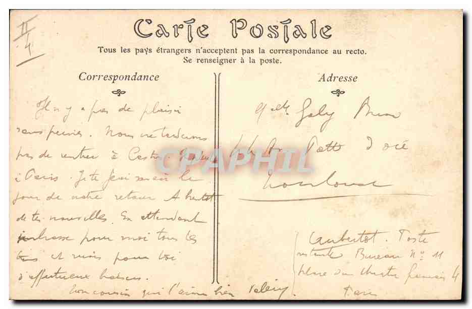 CPA Histoire Napoleon 1er Bataille de Friedland Russie Russia  — Rückseite