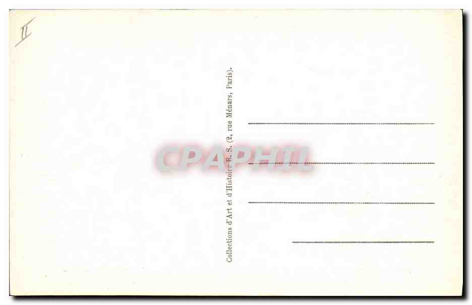 CPA Histoire Napoleon 1er et son temps Bonaparte recoit a St Cloud le Senatus Consulte — Rückseite