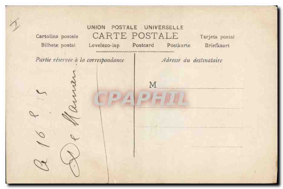CPA Histoire Napoleon 1er Musee de Versailles Ponce Camus Napoleon a Osterode  — Rückseite