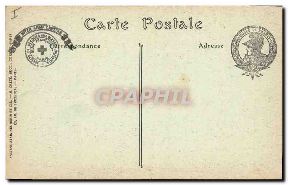 CPA Histoire Napoleon 1er Musee de l'armee Salle du Conseil Portrait — Rückseite