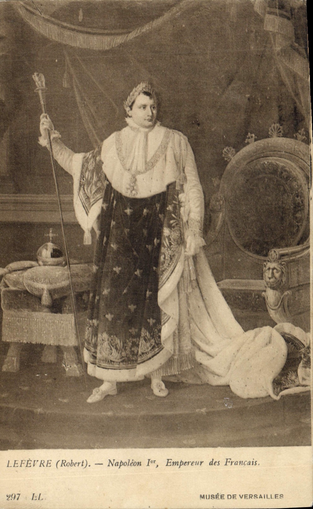 CPA Histoire Napoleon 1er Empereur des Francais Lefevre Musee de Versailles