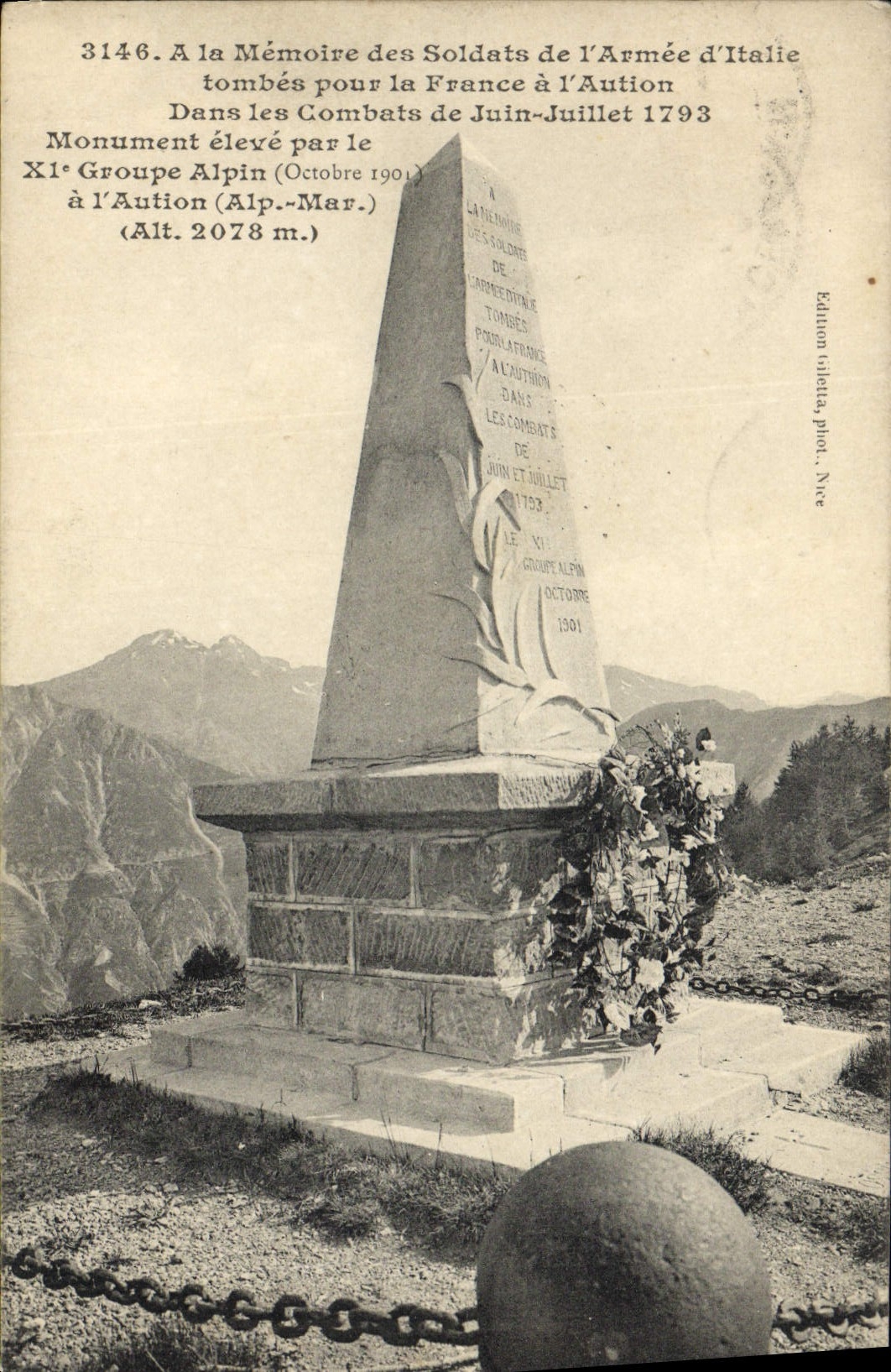 CPA Histoire Napoleon 1er A la memoire des soldats de l'Armee d'Italie 