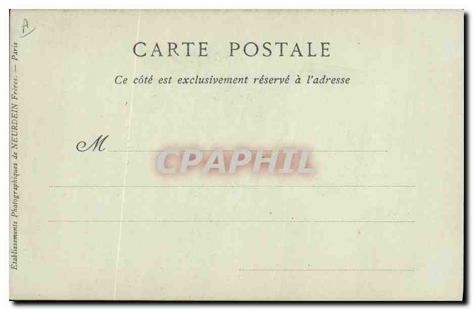 CPA Guizot Maitre des requetes — Rückseite