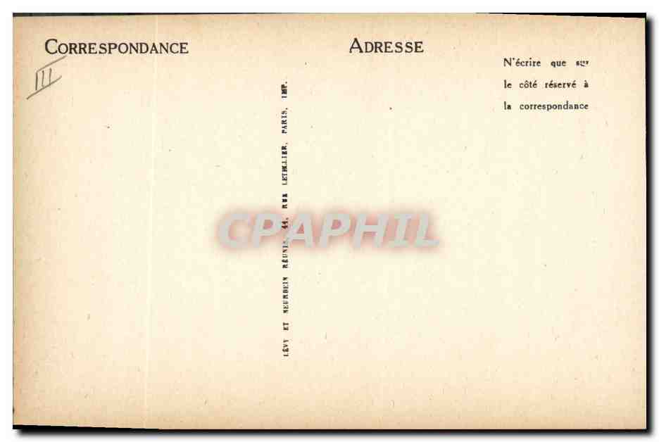 CPA Diane de Poitiers Fille de Jean de Poitiers  — Verso