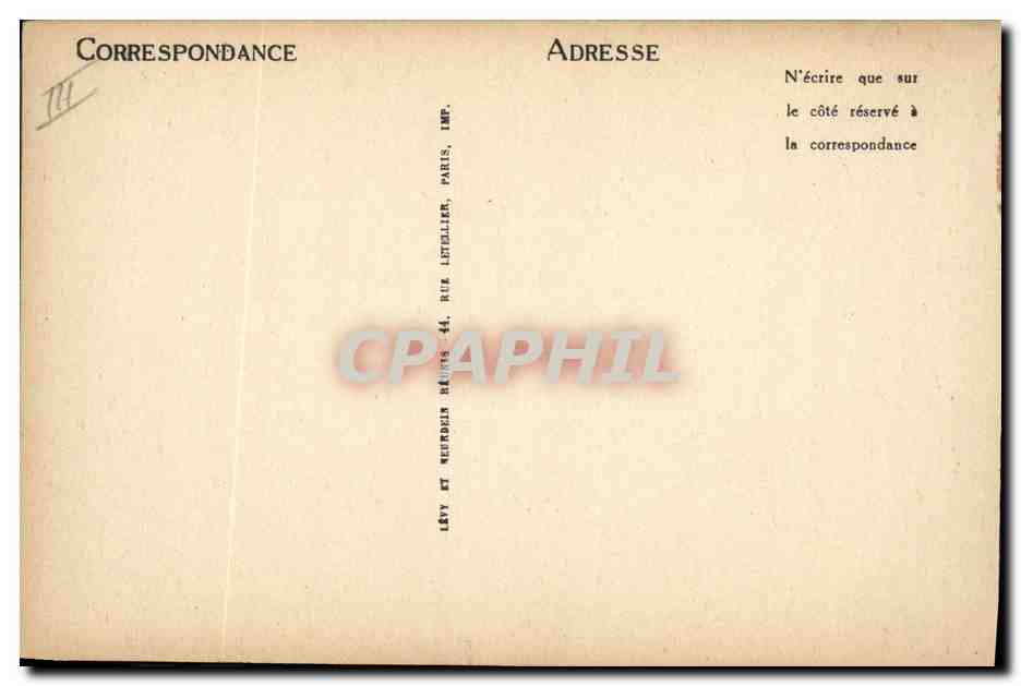 CPA Louis XII Roi de France — Verso