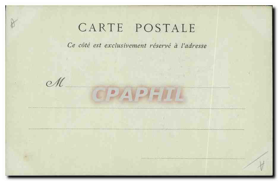CPA Jeanne de Navarre Femme de Philippe IV le Bel Roi de France — Verso