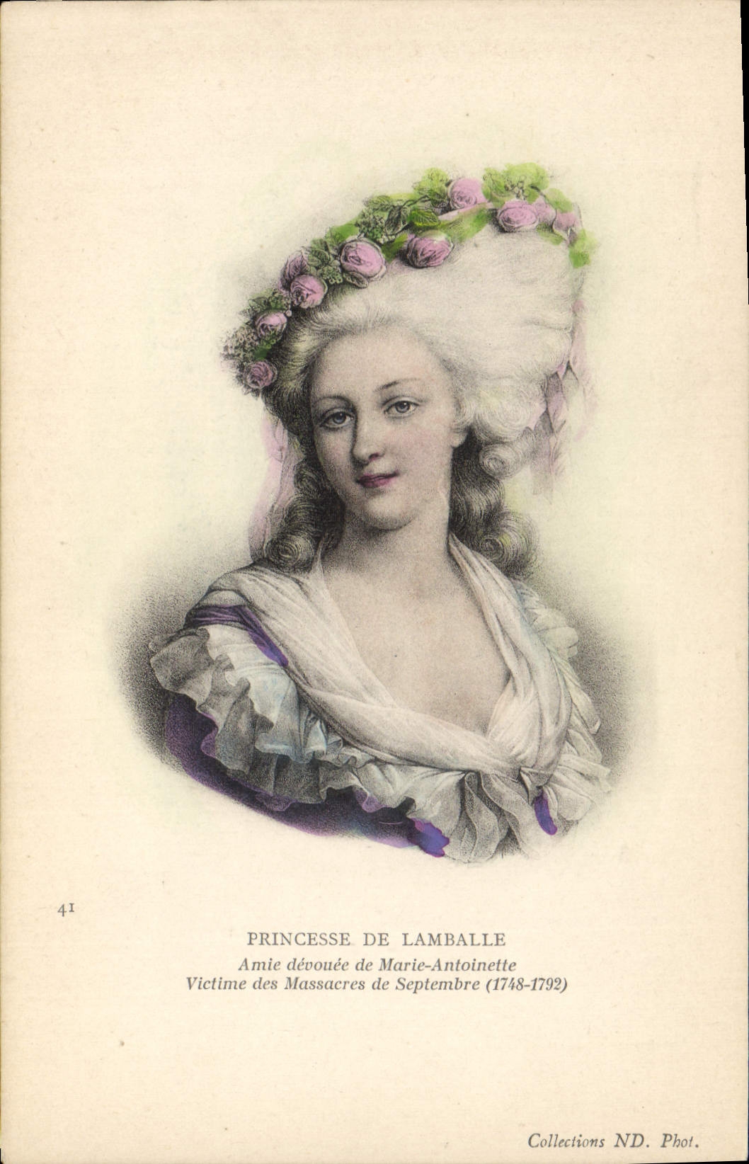 CPA Princesse de Lamballe 