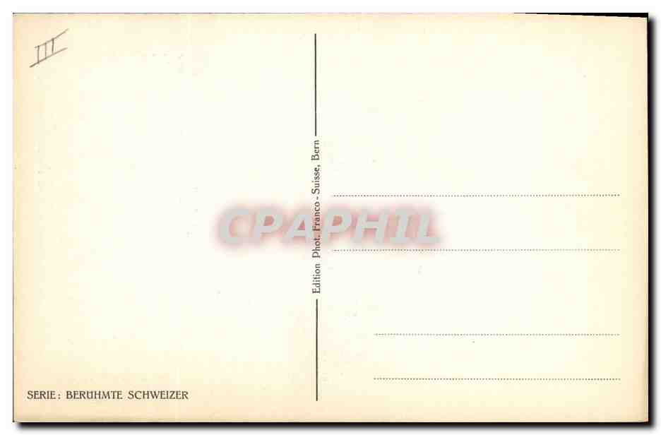 CPA Rudolf Topffer — Verso