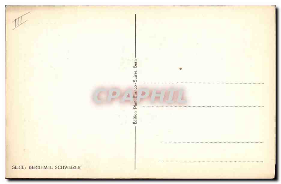 CPA Martin Disteli — Verso