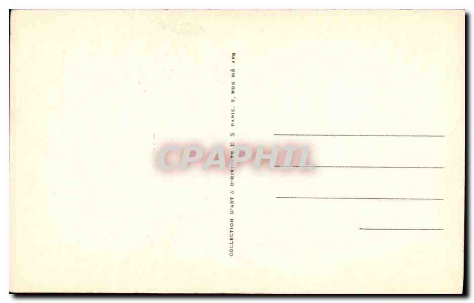 CPA Soult General de Division Duc de Dalmatie — Back