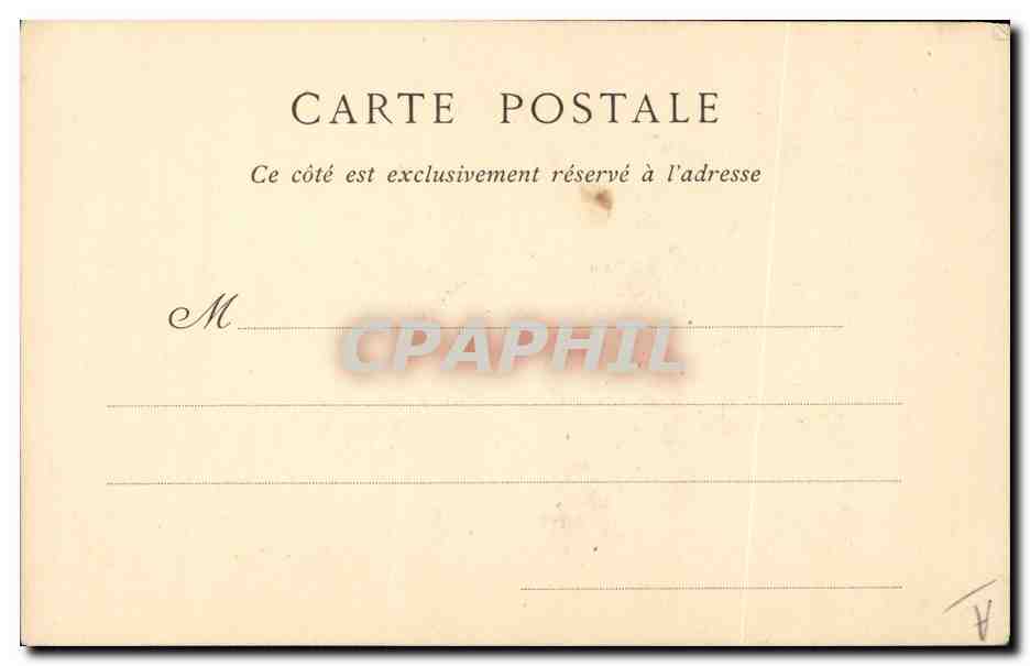 CPA Louis XVI Roi de France — Verso