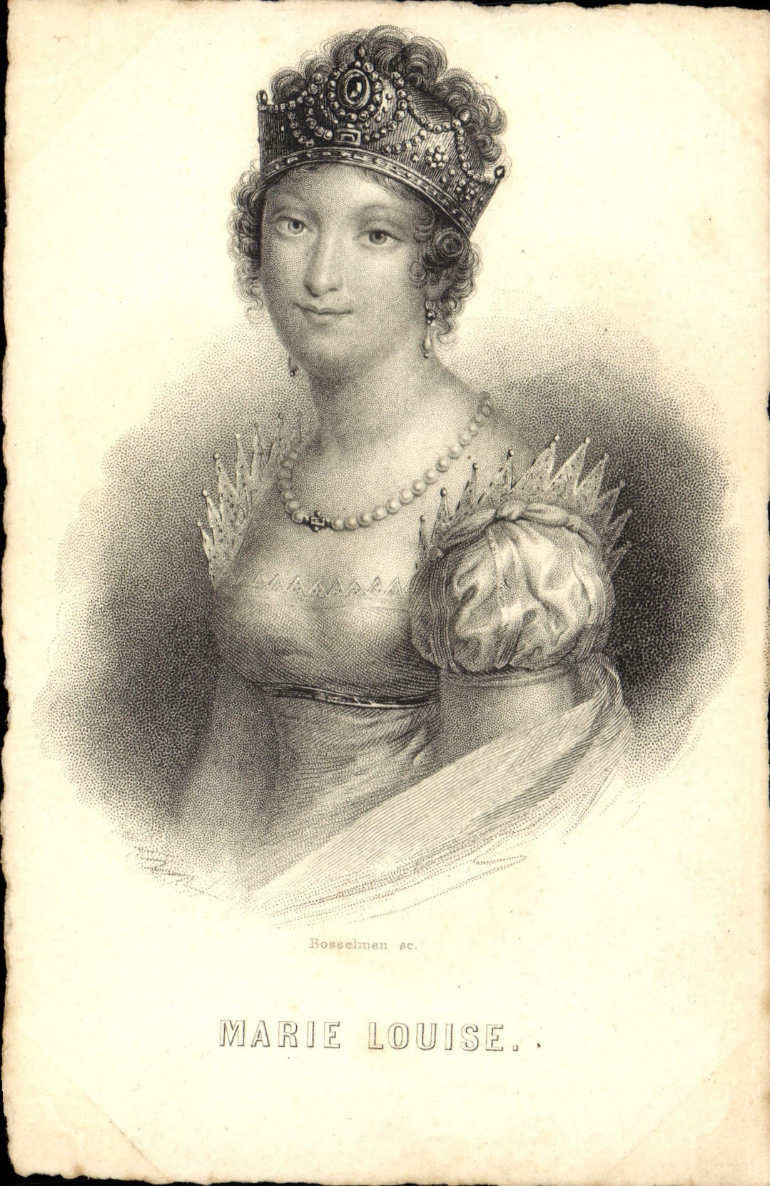 Marie Louise — Reine d'Italie — Bosselmann sc.