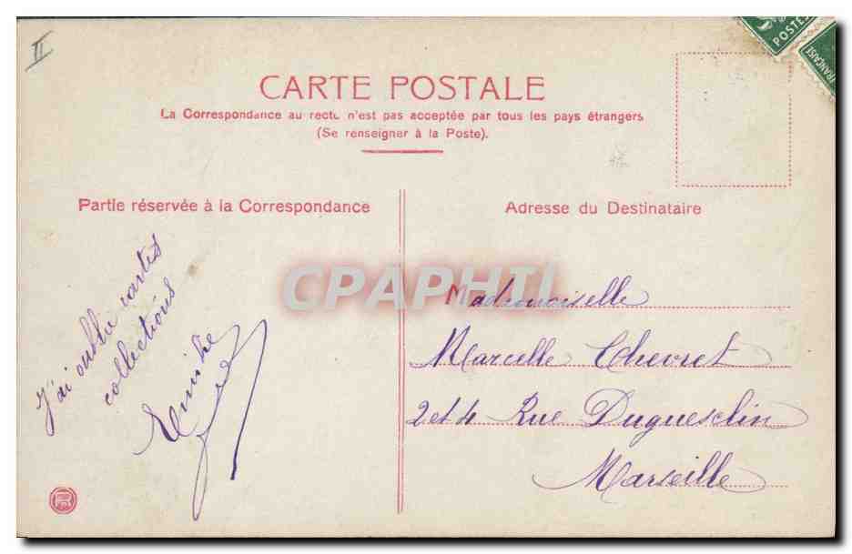CPA Chat chats Chaton Femme — Rückseite