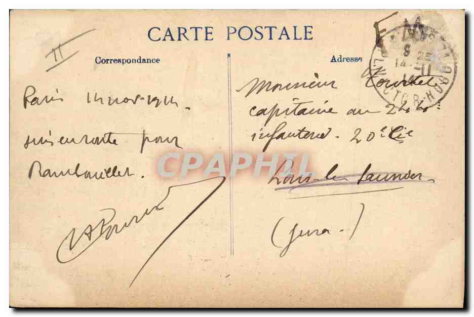 CPA Militaria Convoi de marocains a Crepy en Valois  — Rückseite
