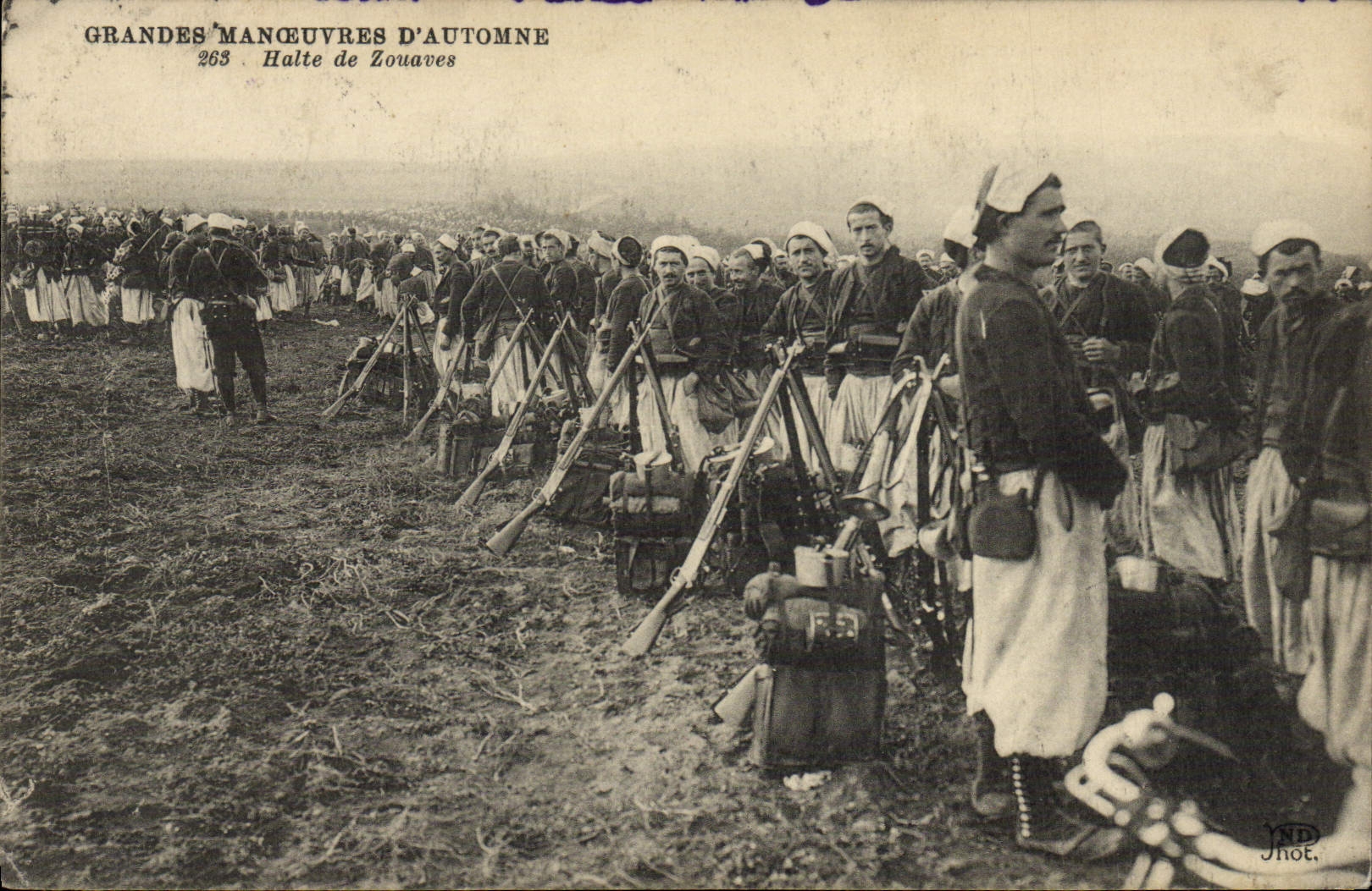 Grandes Manœuvres d'Automne — Halte de Zouaves — Jhot.