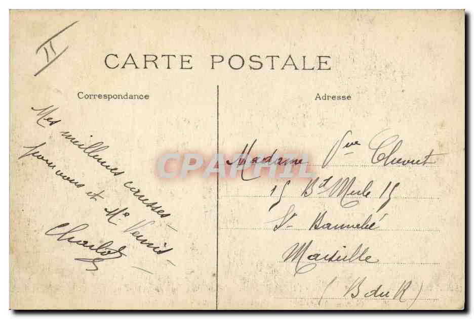CPA Militaria Reglage de tir de mitrailleuse — Rückseite