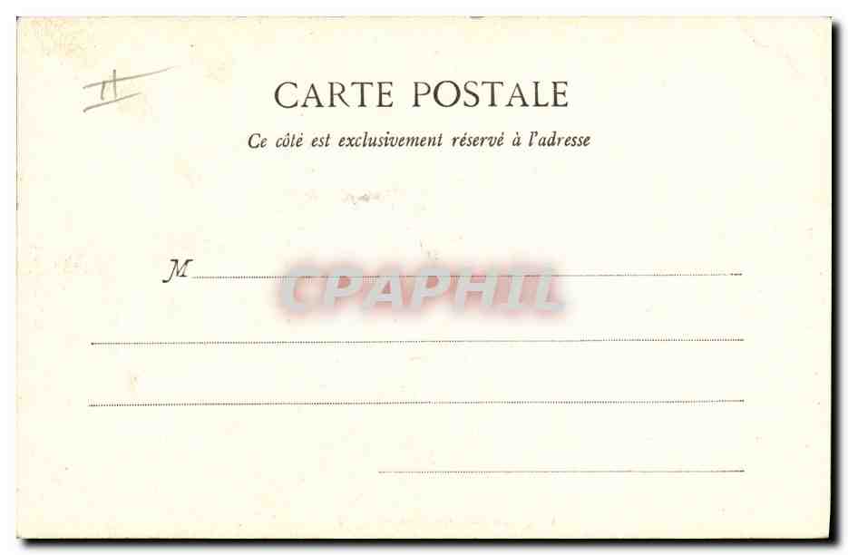 CPA Militaria Femme Zouave — Rückseite