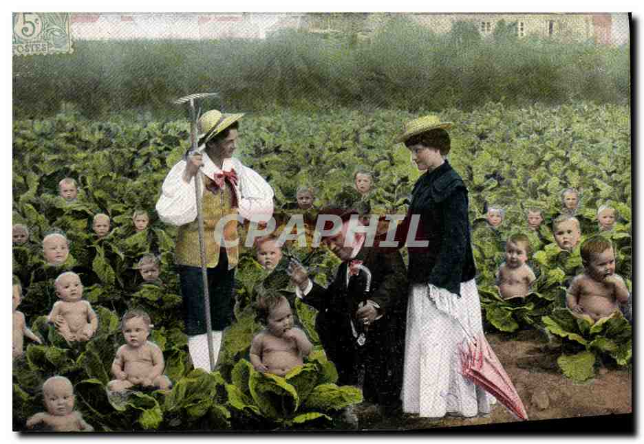 CPA Fantaisie Enfant Bebe FEmme