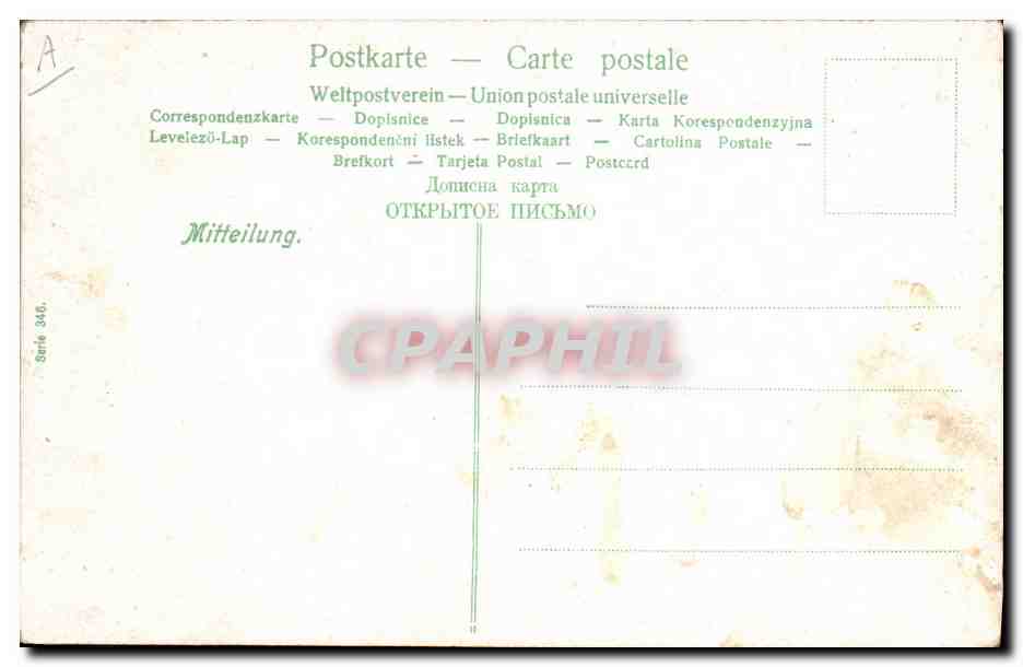 CPA Fantaisie Enfant Bebe  — Rückseite