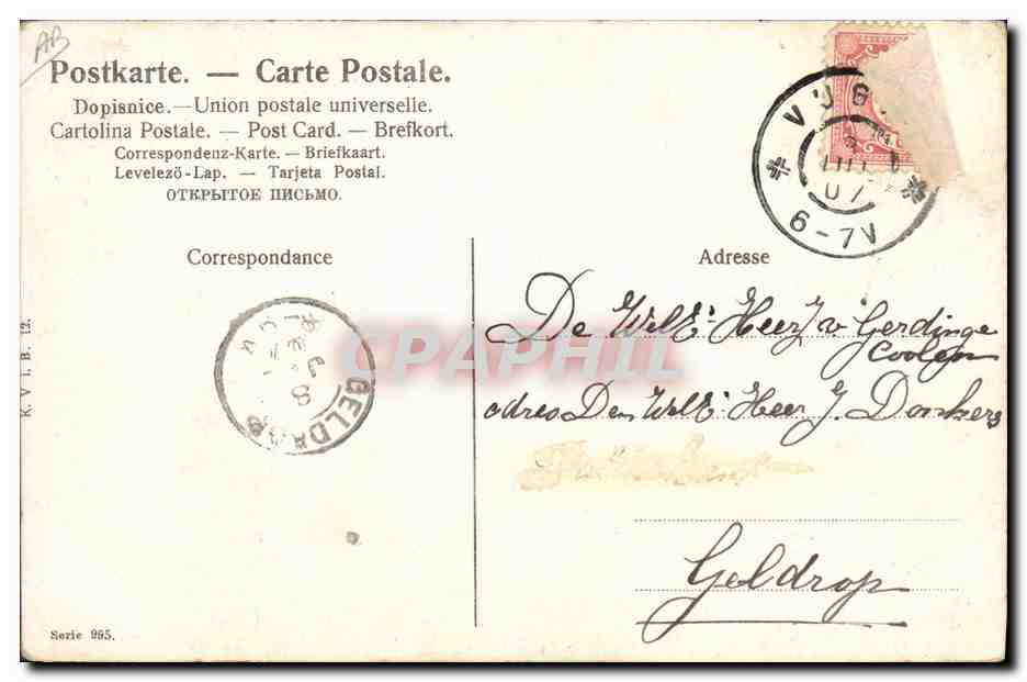 CPA Fantaisie Enfant Bebe  — Rückseite