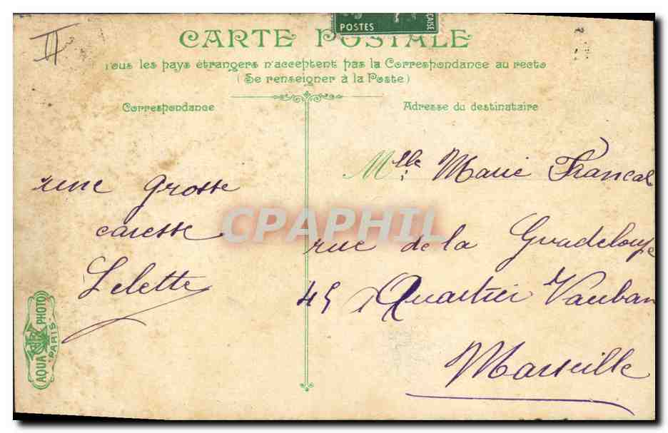 CPA Fantaisie Enfant Bebe  — Rückseite