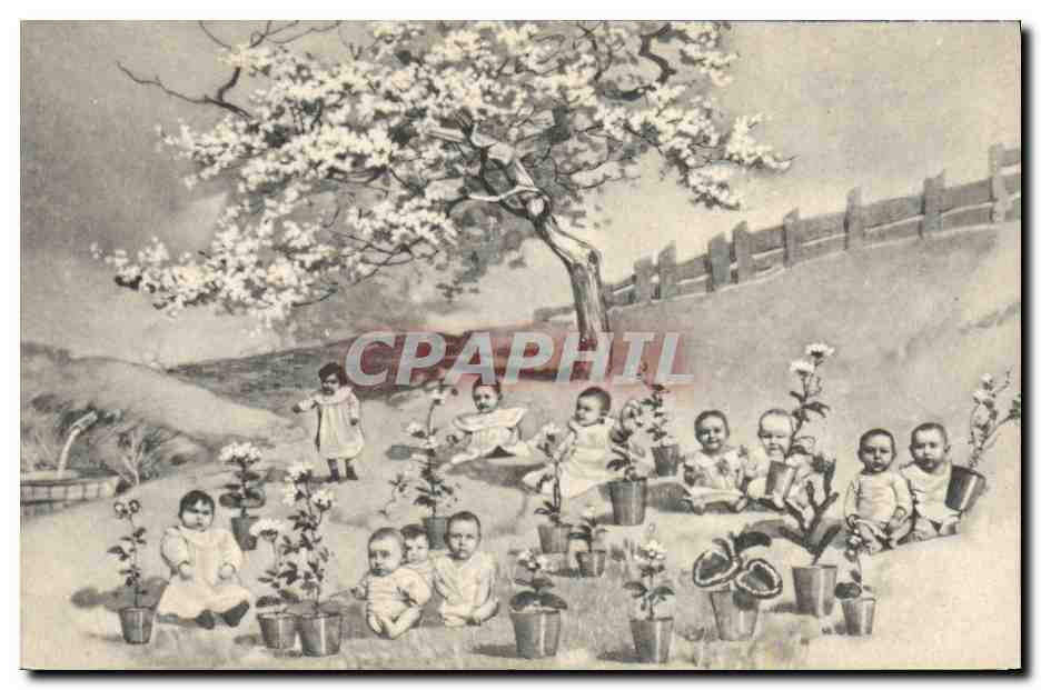 CPA Fantaisie Enfant Bebe 