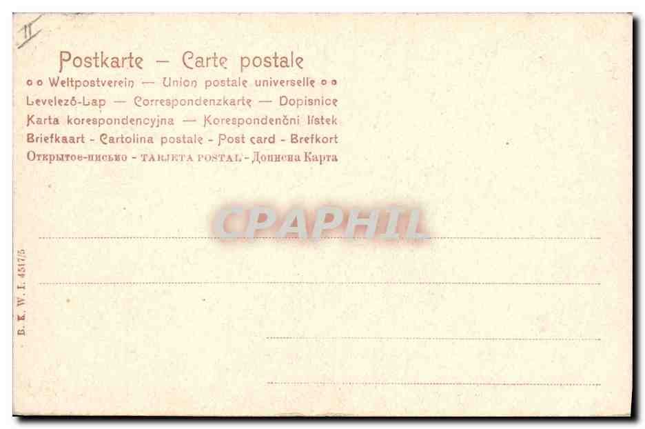 CPA Fantaisie Enfant Bebe  — Rückseite