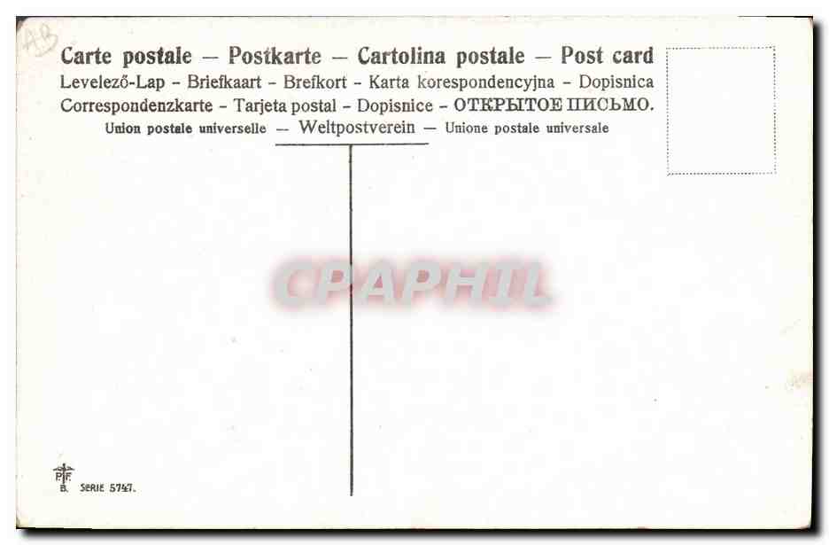 CPA Fantaisie Enfant Bebe  — Rückseite