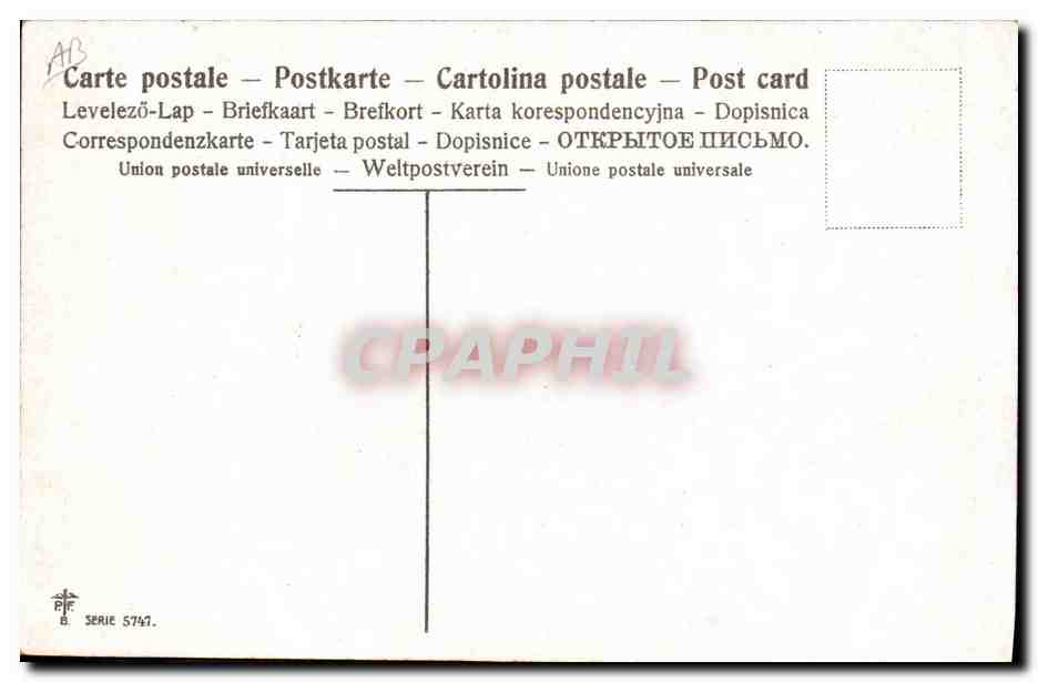 CPA Fantaisie Enfant Bebe  — Rückseite