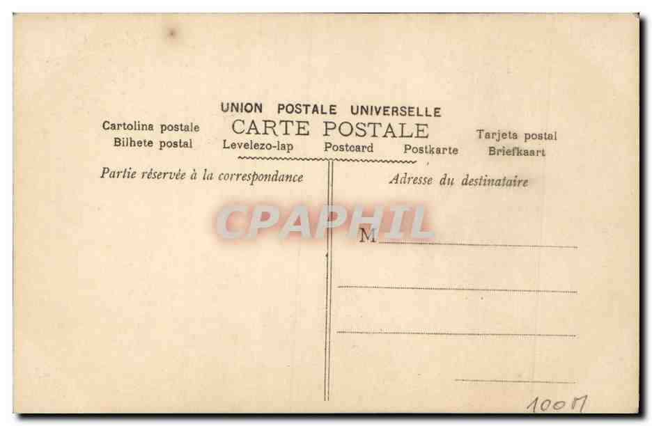 CPA Fantaisie Femme Lavalliere — Rückseite