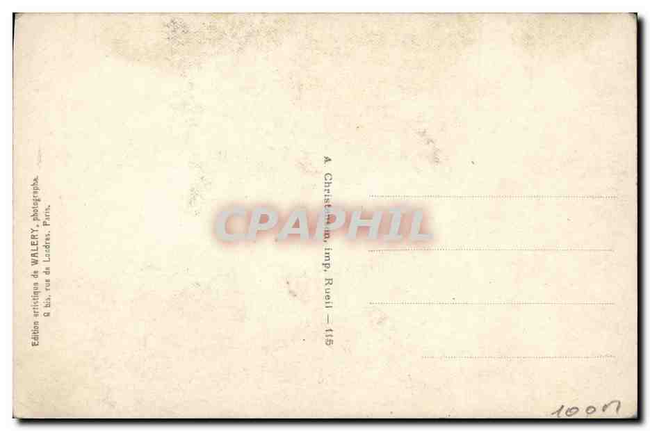 CPA Fantaisie Femme Actrices — Rückseite