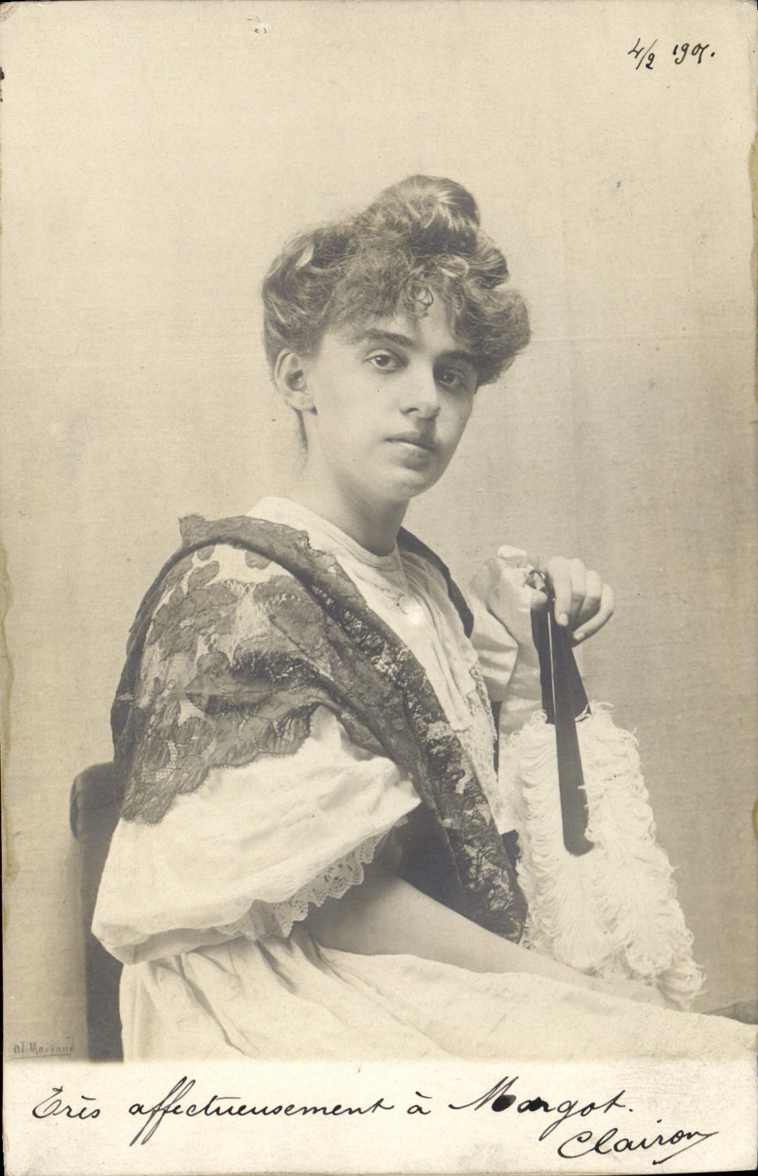 CPA Fantaisie Femme 
