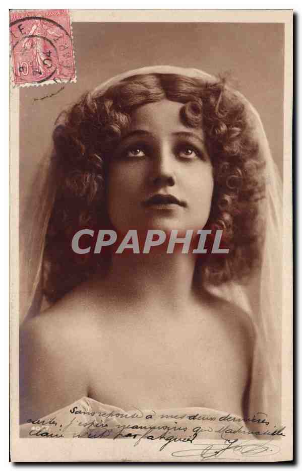 CPA Fantaisie Femme 