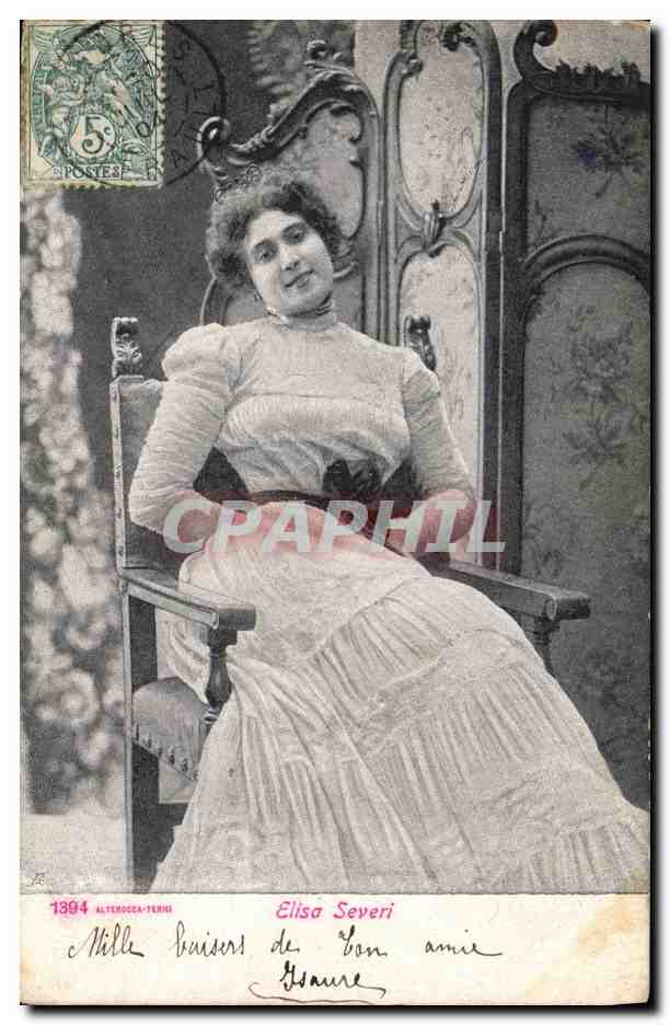 CPA Fantaisie Femme Elisa Severi