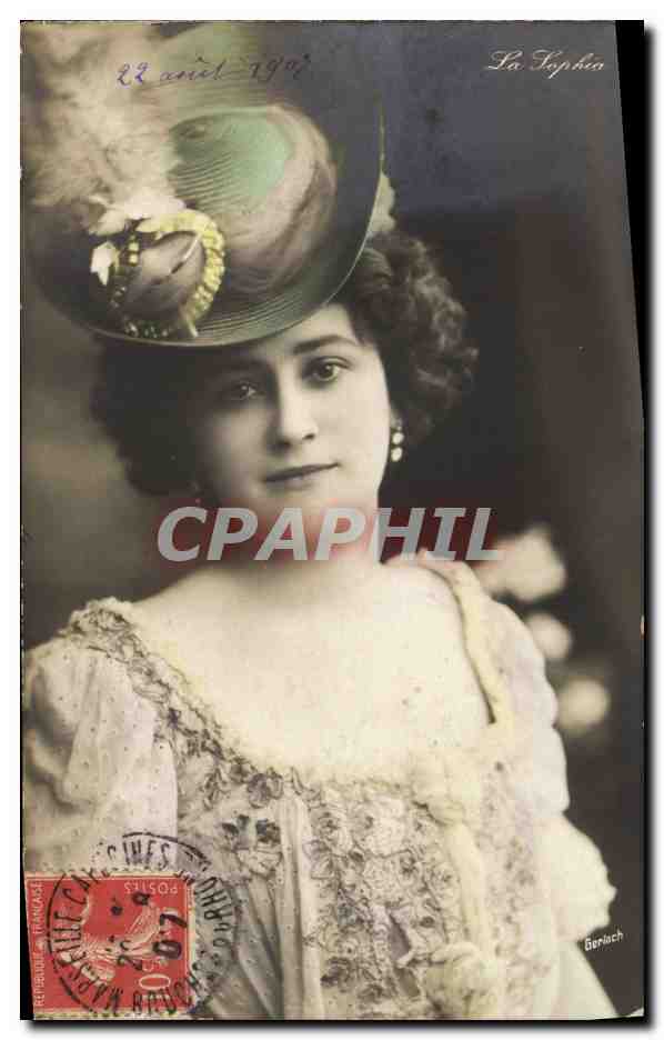 CPA Fantaisie Femme La Sophia